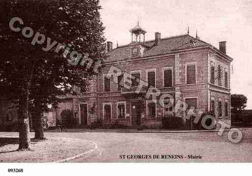 Ville de SAINTGEORGESDERENEINS, carte postale ancienne