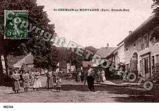 Ville de SAINTGERMAINENMONTAGNE, carte postale ancienne