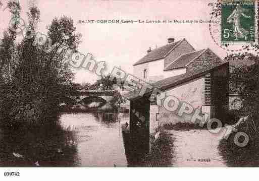 Ville de SAINTGONDON, carte postale ancienne