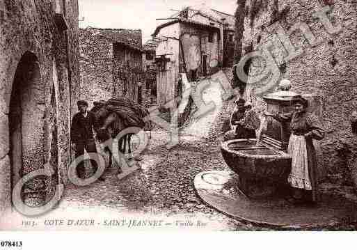 Ville de SAINTJEANNET, carte postale ancienne