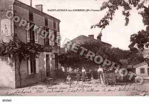 Ville de SAINTJUNIENLESCOMBES, carte postale ancienne