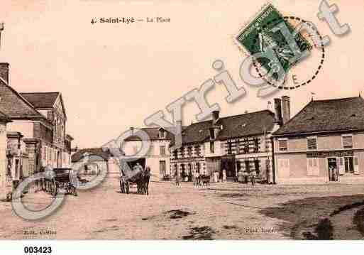Ville de SAINTLYE, carte postale ancienne