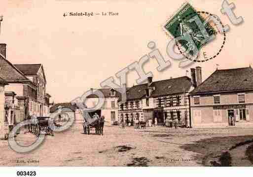 Ville de SAINTLYE, carte postale ancienne Ville de SAINTLYE, carte postale ancienne