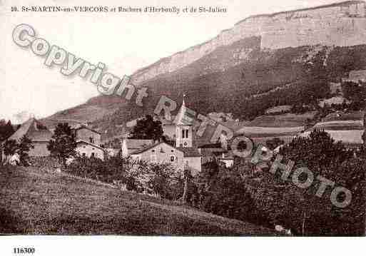 Ville de SAINTMARTINENVERCORS, carte postale ancienne