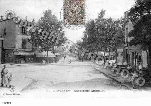 Ville de SAINTOUEN, carte postale ancienne