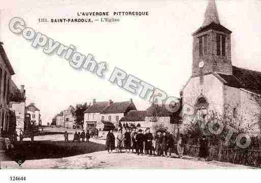 Ville de SAINTPARDOUX, carte postale ancienne Ville de SAINTPARDOUX, carte postale ancienne