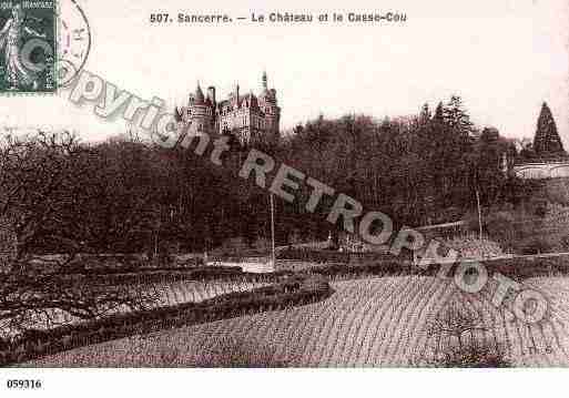 Ville de SANCERRE, carte postale ancienne