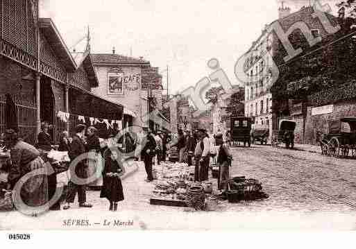 Ville de SEVRES, carte postale ancienne