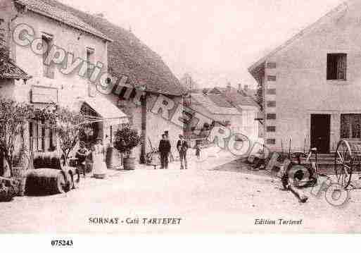 Ville de SORNAY, carte postale ancienne