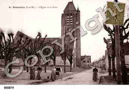 Ville de SOURDUN, carte postale ancienne Ville de SOURDUN, carte postale ancienne