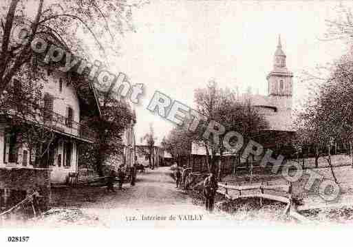 Ville de VAILLY, carte postale ancienne