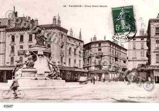 Ville de VALENCE, carte postale ancienne