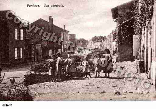 Ville de VANTOUX, carte postale ancienne