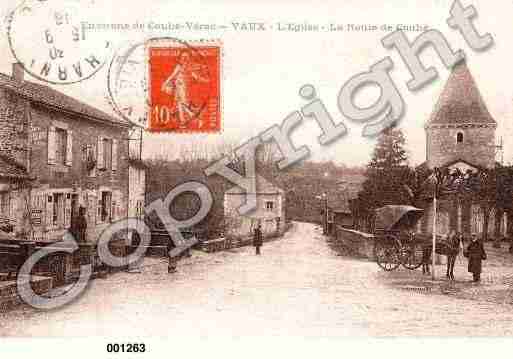 Ville de VAUXENCOUHE, carte postale ancienne