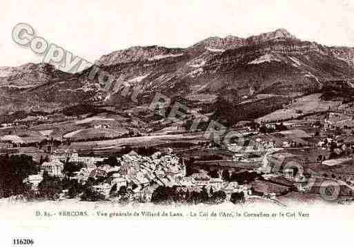 Ville de VILLARDDELANS, carte postale ancienne
