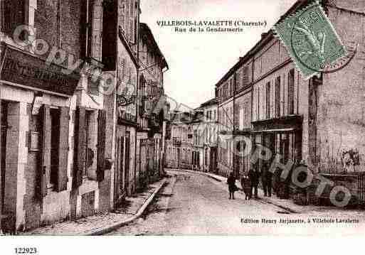 Ville de VILLEBOISLAVALETTE, carte postale ancienne