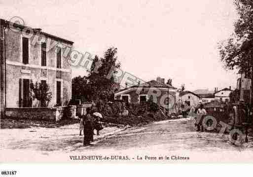 Ville de VILLENEUVEDEDURAS, carte postale ancienne