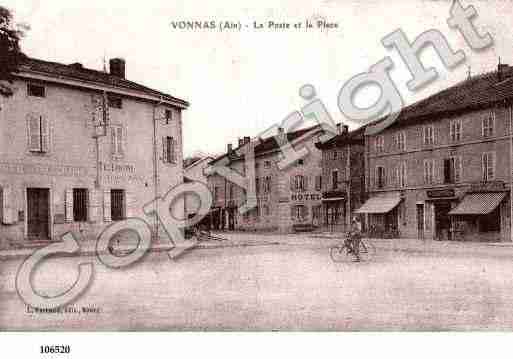 Ville de VONNAS, carte postale ancienne