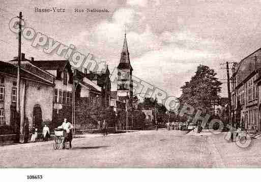 Ville de YUTZ, carte postale ancienne