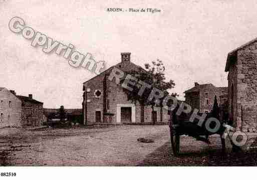 Ville de ABOEN, carte postale ancienne