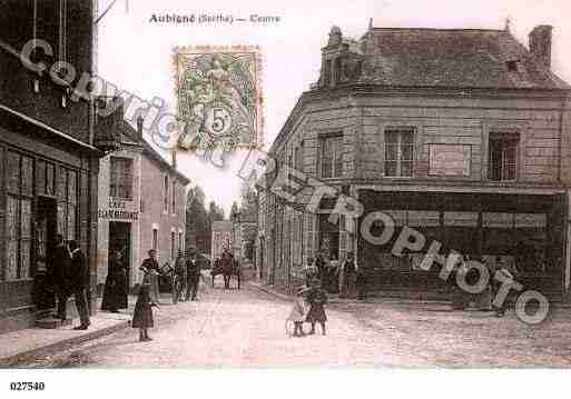 Ville de AUBIGNERACAN, carte postale ancienne