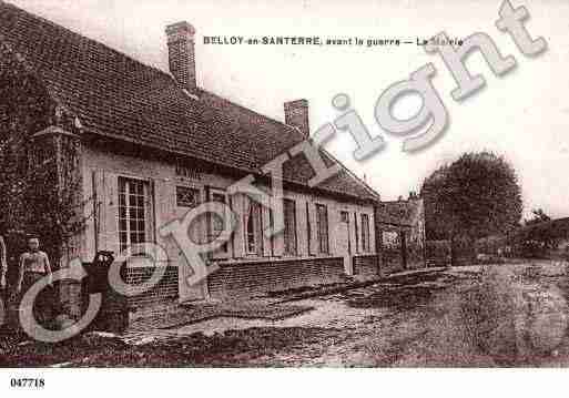 Ville de BELLOYENSANTERRE, carte postale ancienne