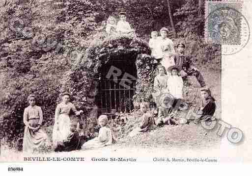 Ville de BEVILLELECOMTE, carte postale ancienne