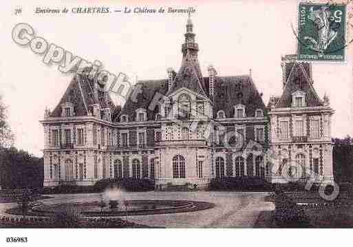 Ville de BEVILLELECOMTE, carte postale ancienne