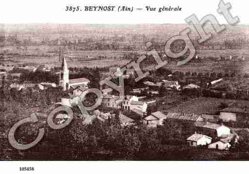 Ville de BEYNOST, carte postale ancienne