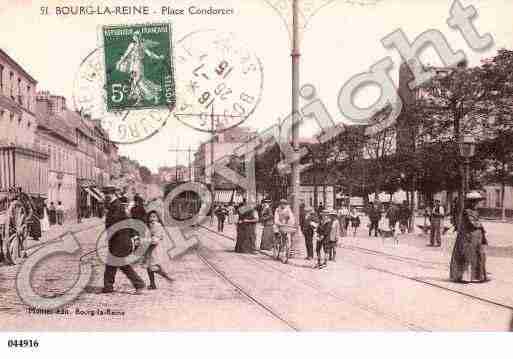 Ville de BOURGLAREINE, carte postale ancienne