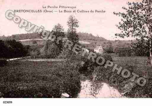 Ville de BRETONCELLES, carte postale ancienne