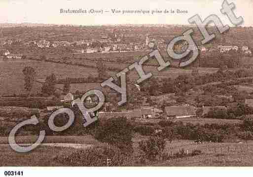 Ville de BRETONCELLES, carte postale ancienne