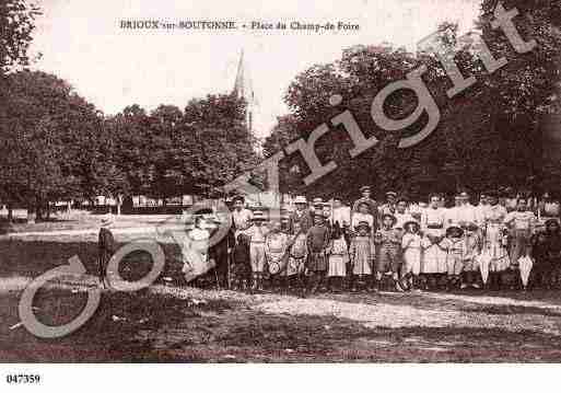 Ville de BRIOUXSURBOUTONNE, carte postale ancienne