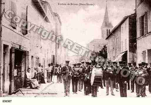 Ville de BRIOUXSURBOUTONNE, carte postale ancienne