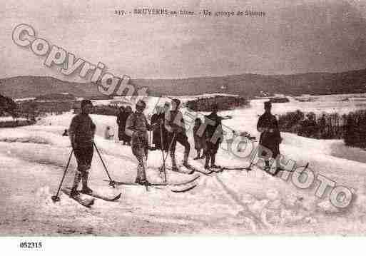 Ville de BRUYERES, carte postale ancienne