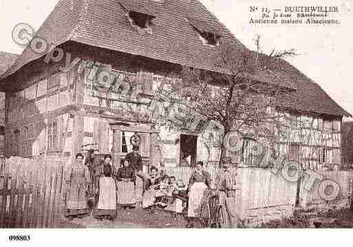 Ville de BUETHWILLER, carte postale ancienne