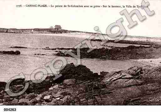 Ville de CARNAC, carte postale ancienne