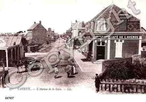 Ville de CAYEUXSURMER, carte postale ancienne