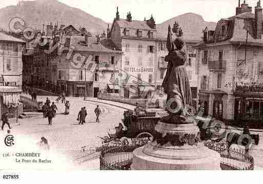 Ville de CHAMBERY, carte postale ancienne