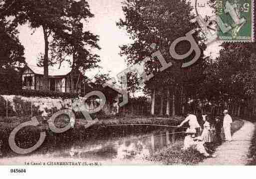 Ville de CHARMENTRAY, carte postale ancienne