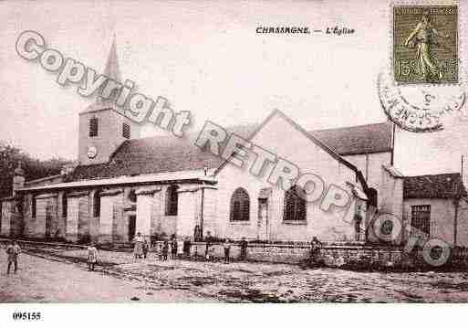 Ville de CHASSAGNE, carte postale ancienne