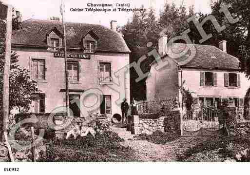 Ville de CHAVAGNAC, carte postale ancienne