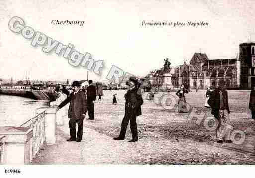 Ville de CHERBOURG, carte postale ancienne