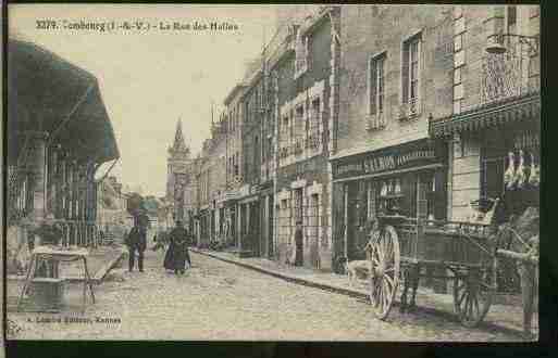 Ville de COMBOURG, carte postale ancienne