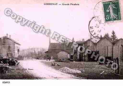 Ville de CORBENAY, carte postale ancienne