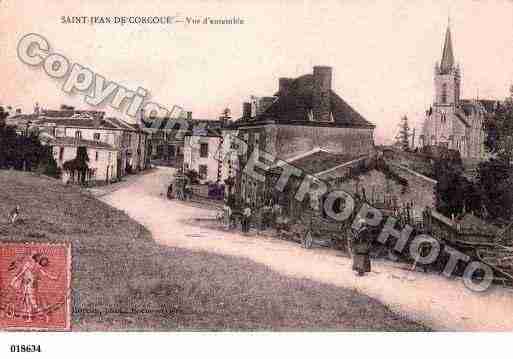 Ville de CORCOUESURLOGNE, carte postale ancienne