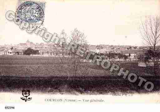 Ville de COURLONSURYONNE, carte postale ancienne