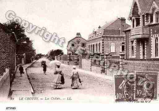 Ville de CROTOY(LE), carte postale ancienne