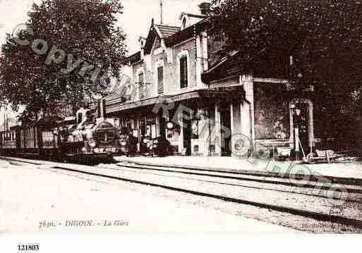 Ville de DIGOIN, carte postale ancienne