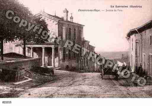 Ville de DOMEVREENHAYE, carte postale ancienne